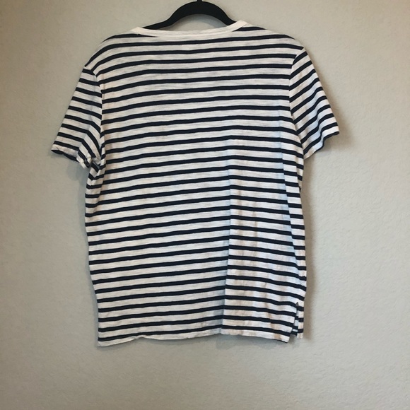 Old Navy Womens T shirt Striped Boyfriend Tee - Picture 3 of 6